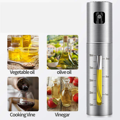 Fuel Spray Can Household Kitchen Stainless Steel Oil Injection Bottle