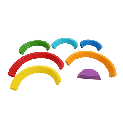 Kids Wooden Rainbow Buliding Blocks