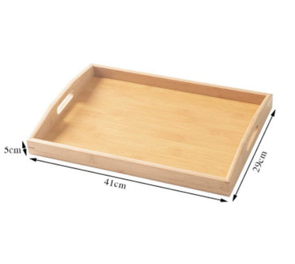 Wooden Pastry Bread Plate Breakfast Fruit Wooden Plate