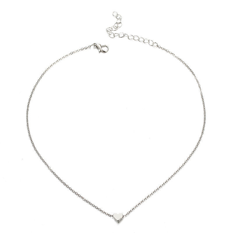 Simple Fashion Double-sided Love Pendant Necklaces