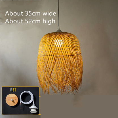 Bamboo Weaving Creative Chinese Chandelier