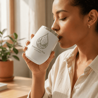 Protect Every Drop 12oz Wine Tumbler — Eco-Friendly Stainless Insulated Cup