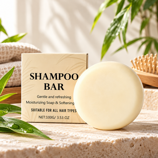 Shampoo Bar, Plastic-Free — Solid Bar Shampoo, All Hair Types