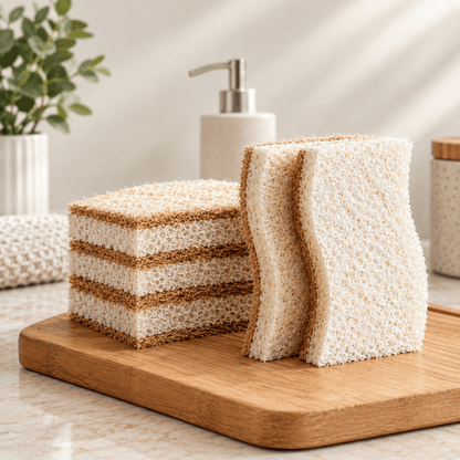 Compostable Kitchen Sponges — Natural Cellulose Dish Sponges