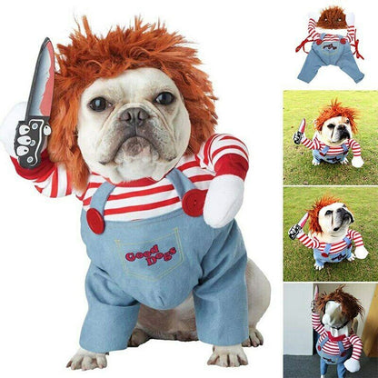 Halloween Dog Funny Clothes Adjustable Cosplay Costume