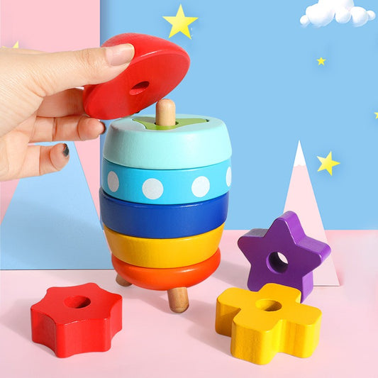 Rocket Double-layer Exercise Children's Toys