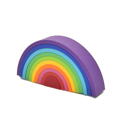 Kids Wooden Rainbow Buliding Blocks