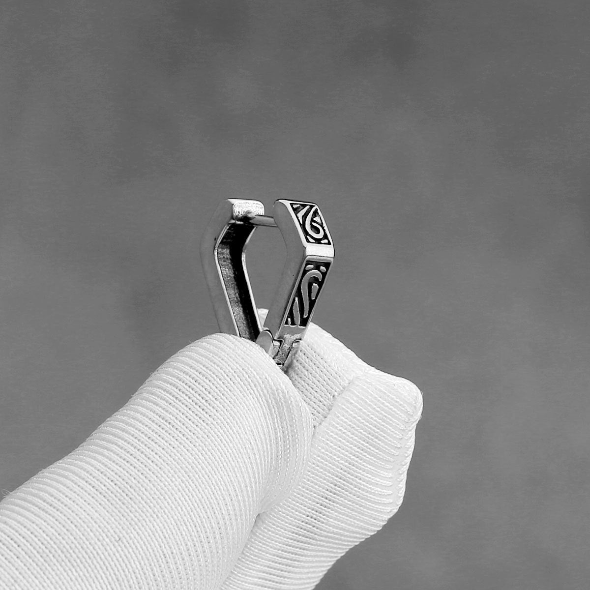 Stainless Steel Vintage Triangle High Quality Trend Titanium Steel Ear Rings