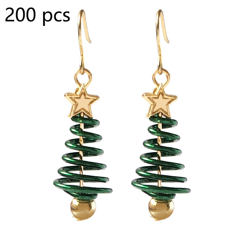 Christmas Earrings Tree Star Earrings