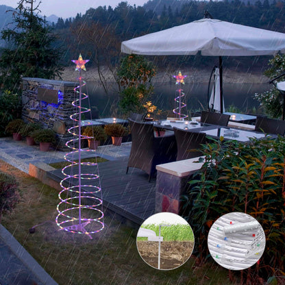 LED Spiral Indoor And Outdoor Decoration Lights Christmas Tree