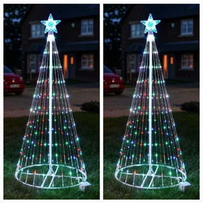 Multi Color LED Animated Outdoor Christmas Tree Lights