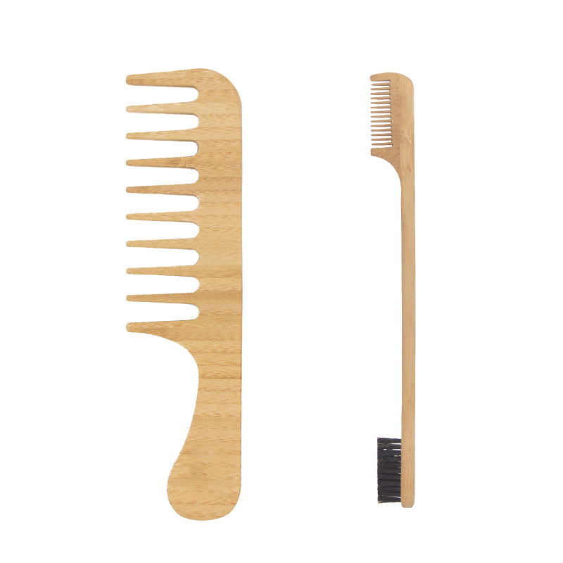 Big Tooth Smooth Hair Bamboo Comb