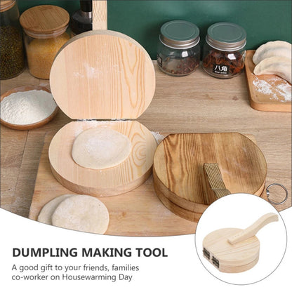 Wooden Dough Pressing Tool