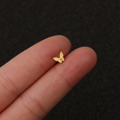 Stainless Steel Ear Bone Simple Earrings