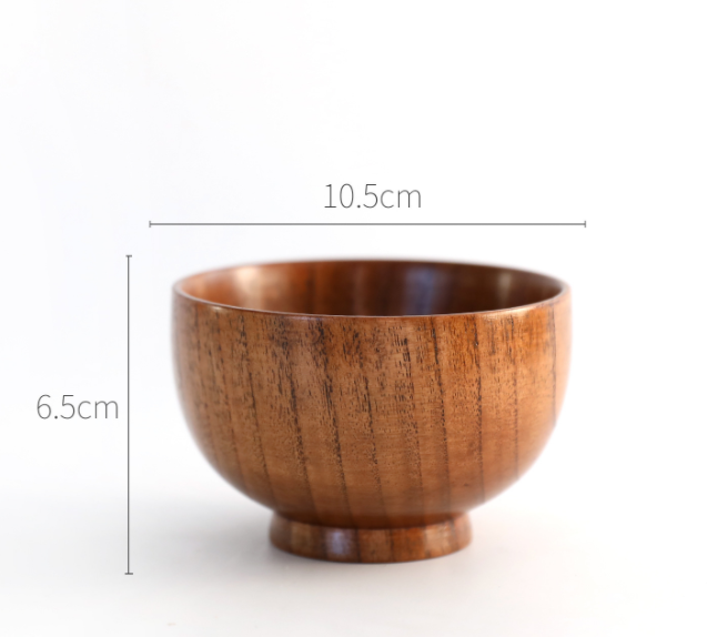 Wooden Round Bowl