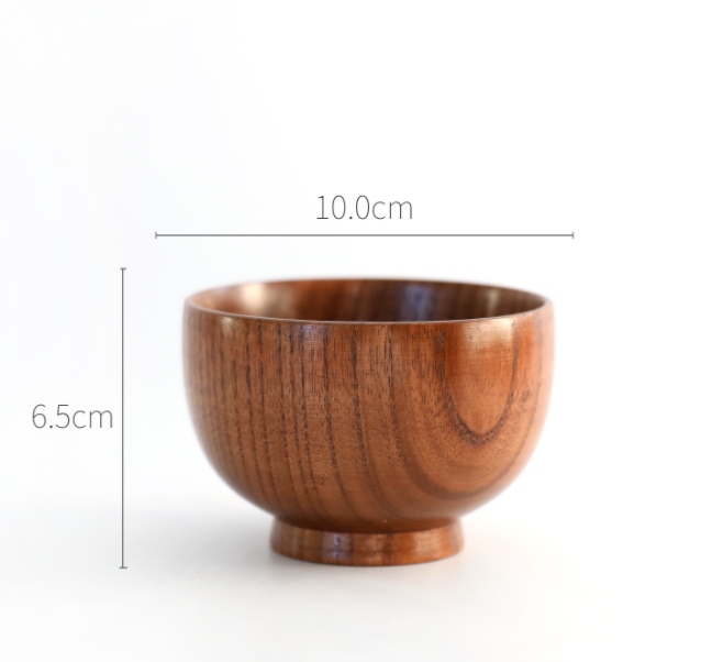 Wooden Round Bowl