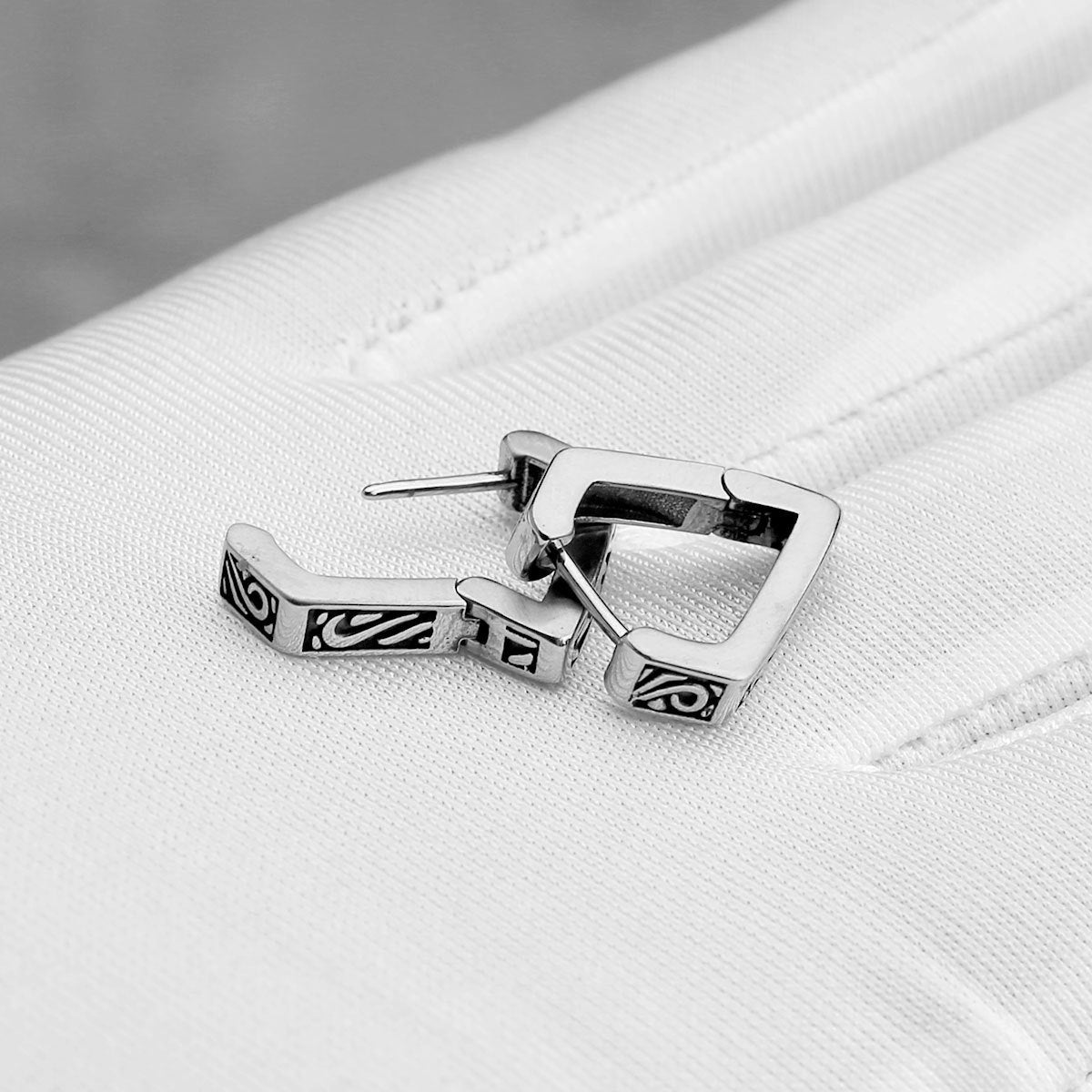 Stainless Steel Vintage Triangle High Quality Trend Titanium Steel Ear Rings