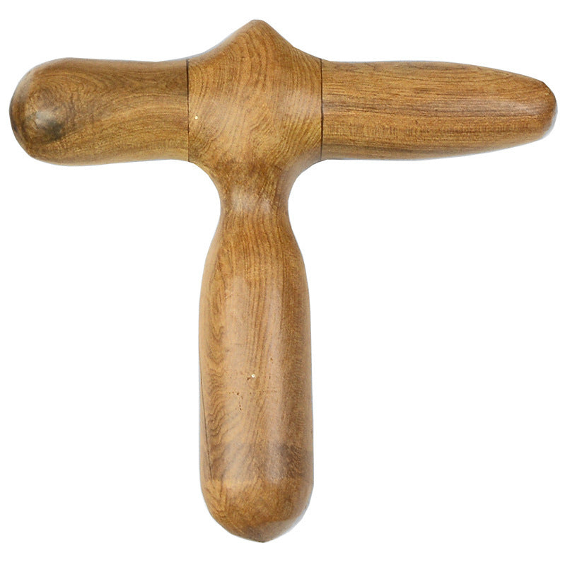 Wooden Sole Massager Acupoint Stick Cross