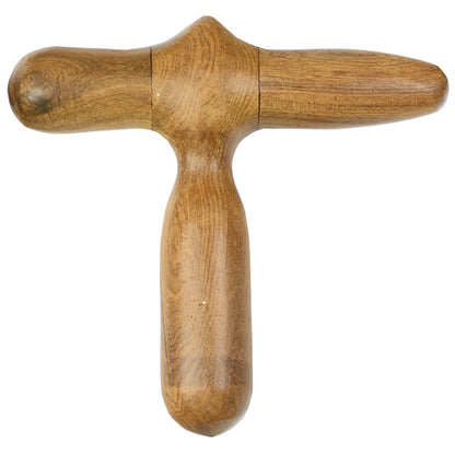 Wooden Sole Massager Acupoint Stick Cross