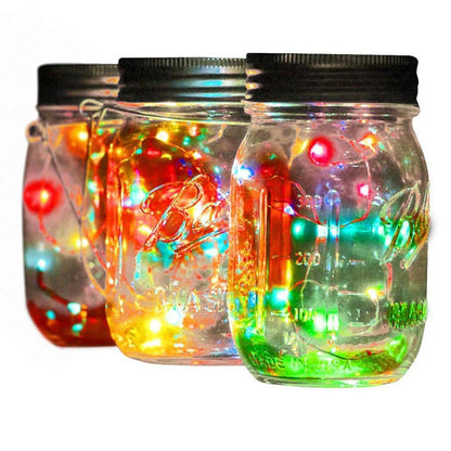 Solar Decoration Mason Jar Outdoor Hanging Light