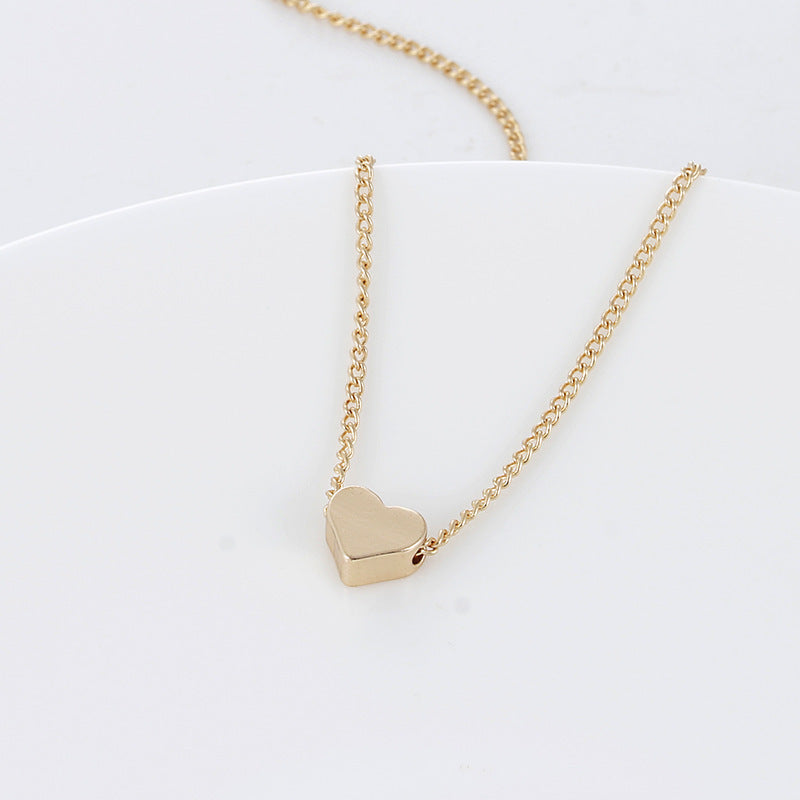 Simple Fashion Double-sided Love Pendant Necklaces