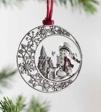 Christmas Pure Tin Christmas Tree Ornaments