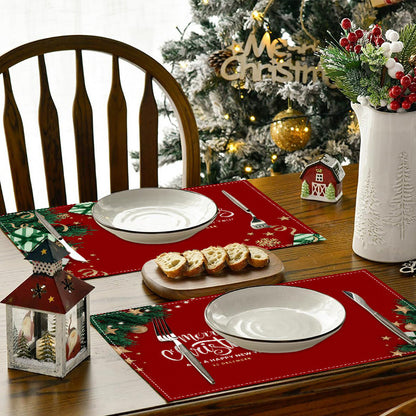 Christmas Linen Placemat