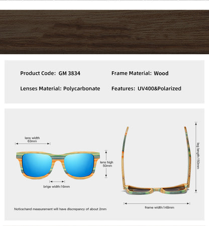 Polarized Bamboo Sunglasses