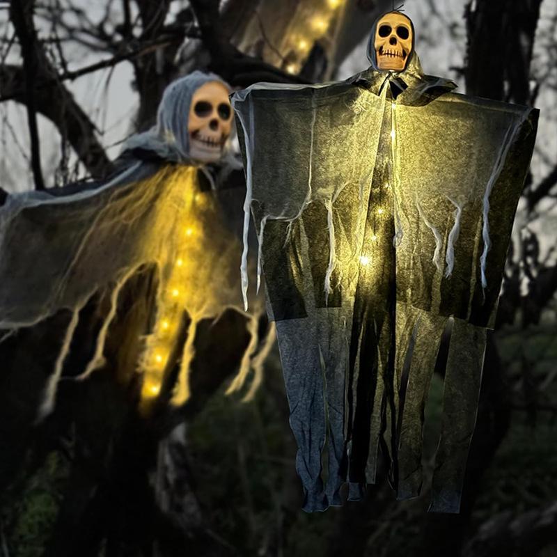 Halloween Decorations Horror Hanging Ghost Skull Skeleton Prop