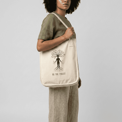 Tote Bag — "Be The Forest" Eco Canvas Tote for Nature Lovers