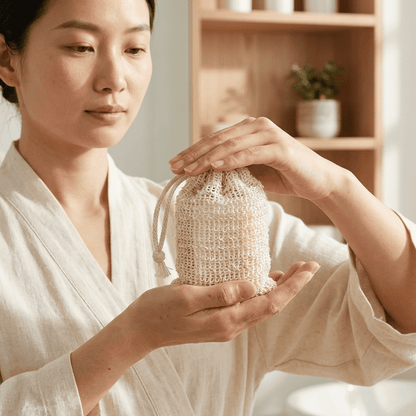Degradation Of Plant Fibers In Cotton And Linen Soap Bags