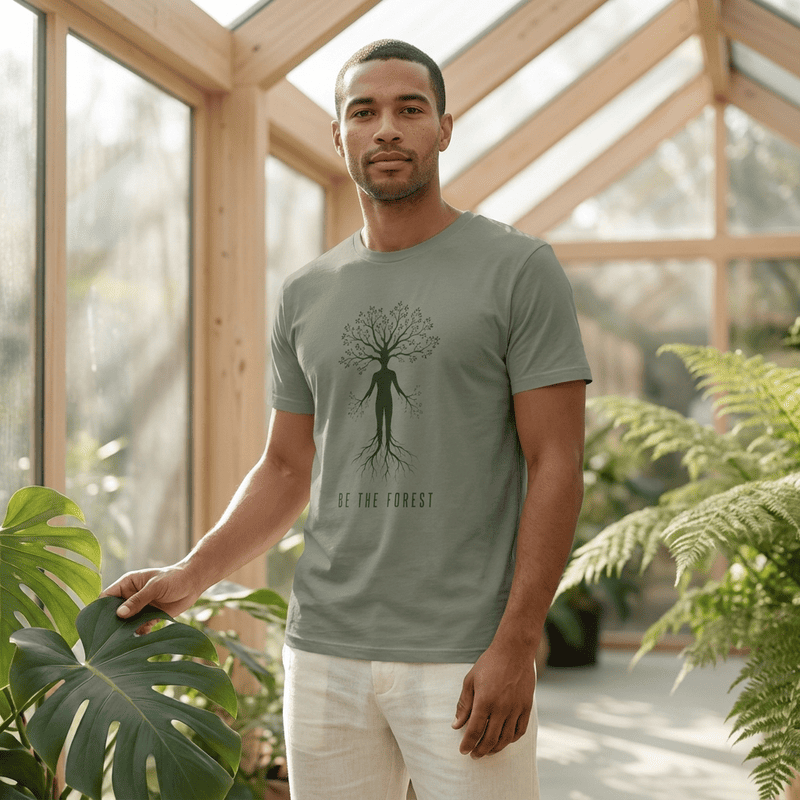 Be The Forest T-Shirt — Eco Nature Tree Person Graphic Tee