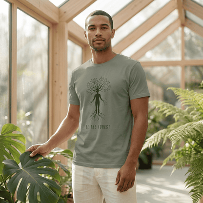 Be The Forest T-Shirt — Eco Nature Tree Person Graphic Tee