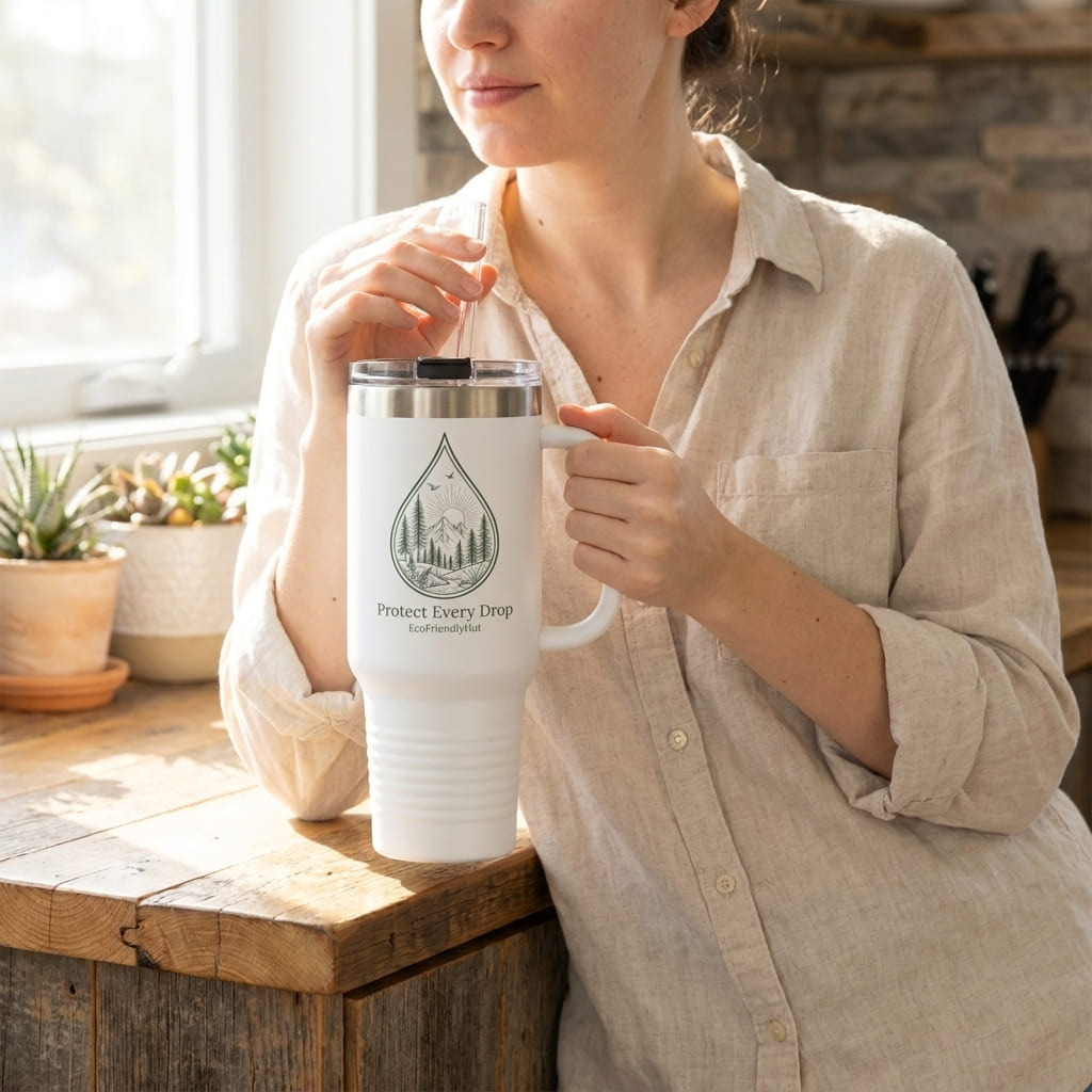 Protect Every Drop 40oz Insulated Travel Mug