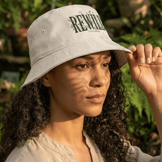rewild-everything-bucket-hat-brown-outdoor-nature-hat